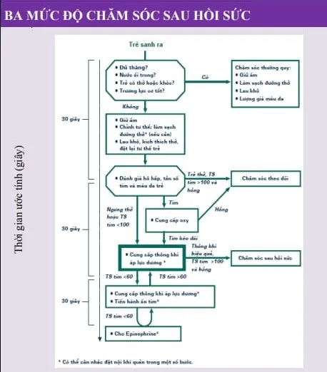 3 mức độ chăm sóc sau hồi sức